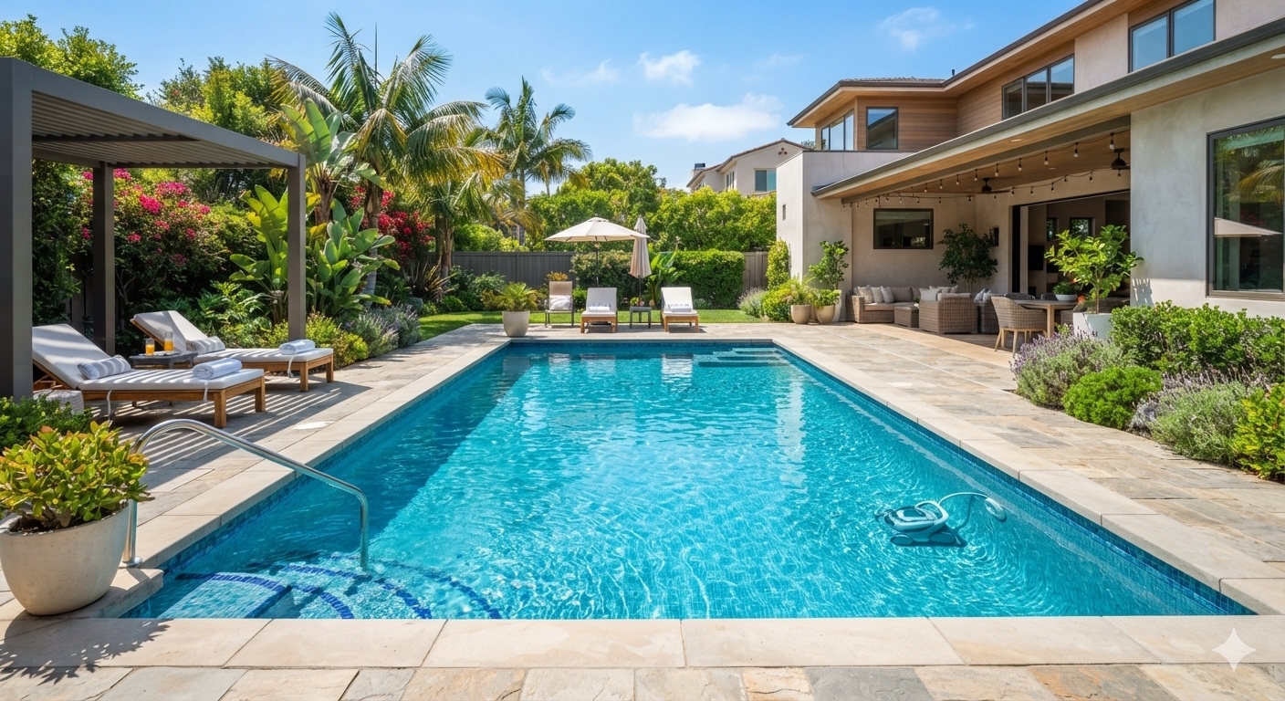 A clean, clear swimming pool is the reward for proper sand filter maintenance. A clean, clear swimming pool is the reward for proper sand filter maintenance.